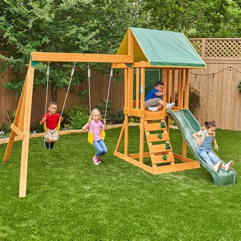 KidKraft KidKraft Residential Wood Playset in the Wood Playsets & Swing Sets department at Lowes.com