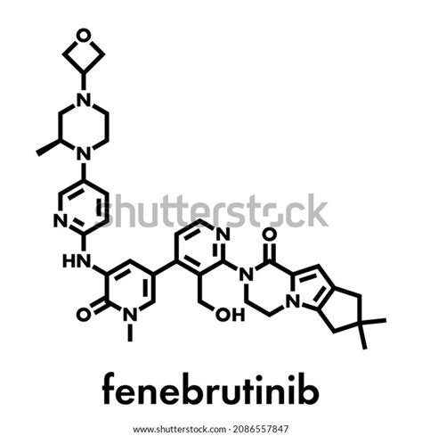 Fenebrutinib Drug Molecule Skeletal Formula Stock Vector (Royalty Free) 2086557847 | Shutterstock