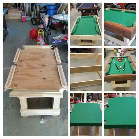 Small pool table home-made | Small pool table, Small pool, Pool table