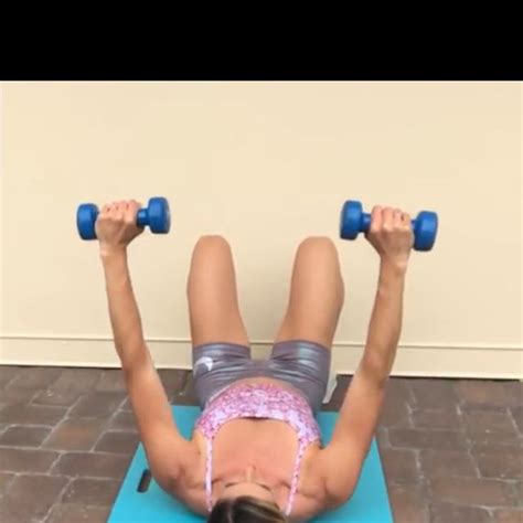 Dumbbell Wide Grip Chest Press by Sandra Silva - Exercise How-to - Skimble