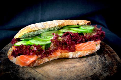 Cured Salmon Sandwich – Bread&Butter HCM - Sourdough Bread & Deli Sandwiches