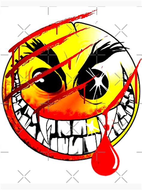 "Evil Smile Emoji" Poster for Sale by SkArtGallery | Redbubble