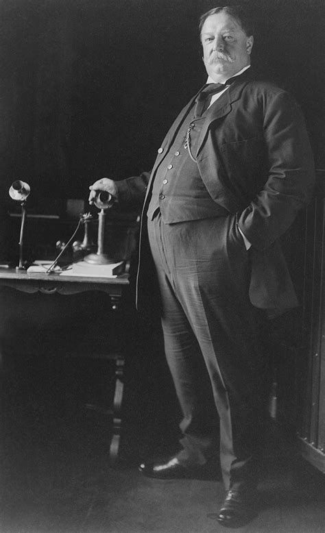 TIL The famously large President Taft followed a weight loss program. Taft was in contact with ...