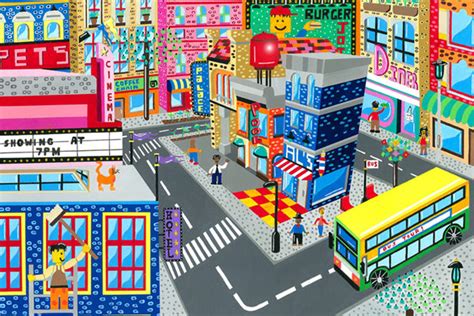 Lego City Scene Commission for Bricks on the Dollar – Hireillo | Hire an Illustrator