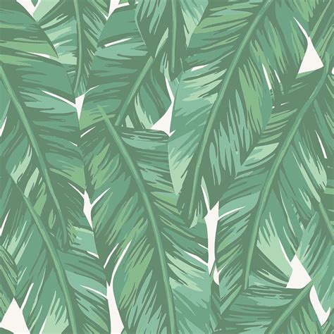 DD139014 - Dumott Green Tropical Leaves Wallpaper - by ESTA Home