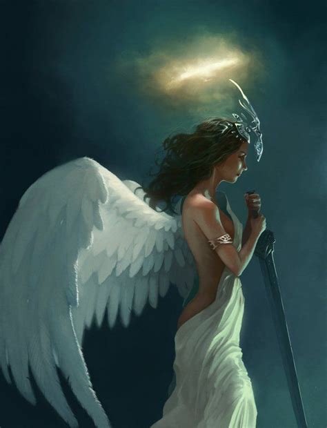 30 Mind-Blowing Examples of Angel Art | Art and Design | Angel warrior ...