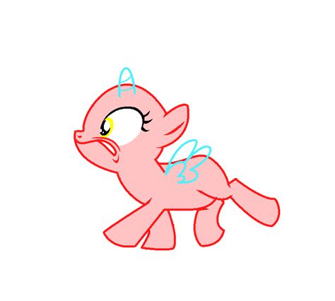 mlp filly 'RUN!!' Base by Jen-neigh on DeviantArt