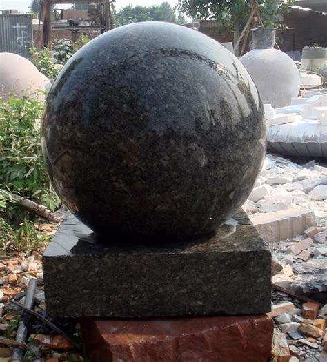 Floating Ball Fountain Granite Sphere Ball | Water fountain design ...