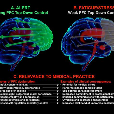 The higher cognitive functions of the prefrontal cortex are impaired by ...