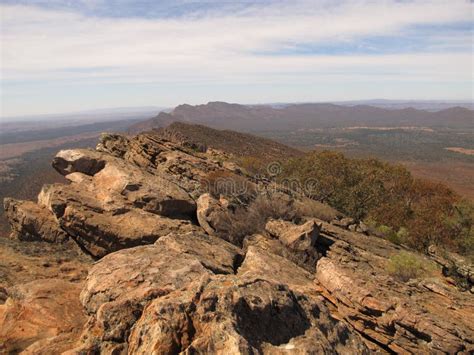 St Mary Peak, Flinders Ranges, South Australia Stock Photo - Image of brachina, journey: 70631440