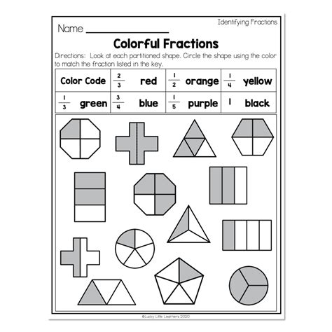 Fractions For 2nd Grade Free Worksheets - Worksheets For Kindergarten