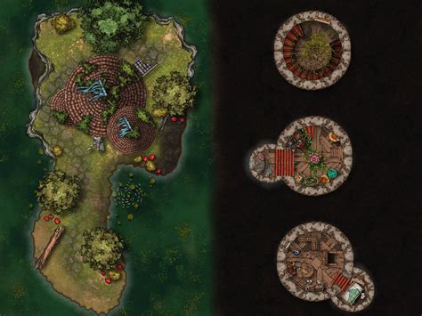 Wizard Tower Map | Inkarnate - Create Fantasy Maps Online