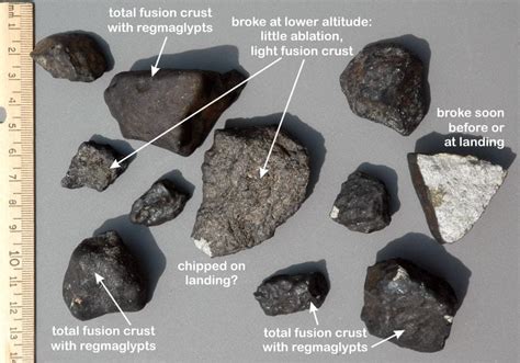 Meteorite fusion crust, 2 | Some Meteorite Information | Washington ...