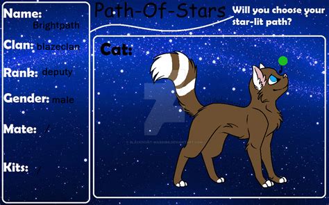 Path Of Stars Cat Brightpath by blackpoint-warrior on DeviantArt