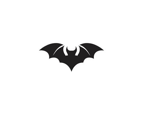 bat vector icon logo template 597385 Vector Art at Vecteezy