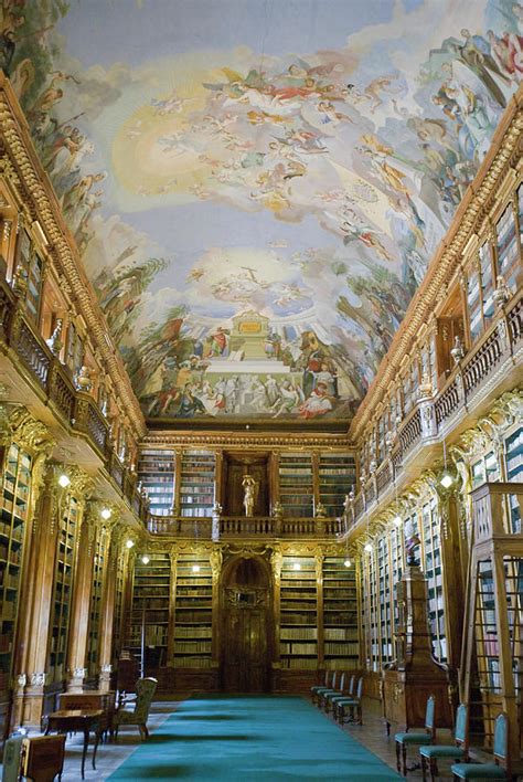 Strahov Library, Prague, Czech Republic Photograph by Gavin Gough