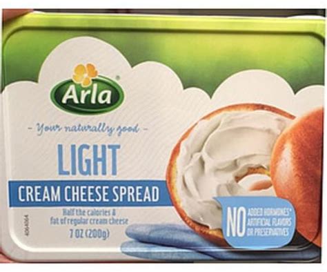 Arla Cream Cheese Spread Light - 30 g, Nutrition Information | Innit