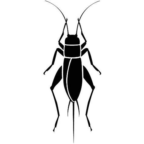 Cricket Insect Silhouette-12" | Clipart Panda - Free Clipart Images