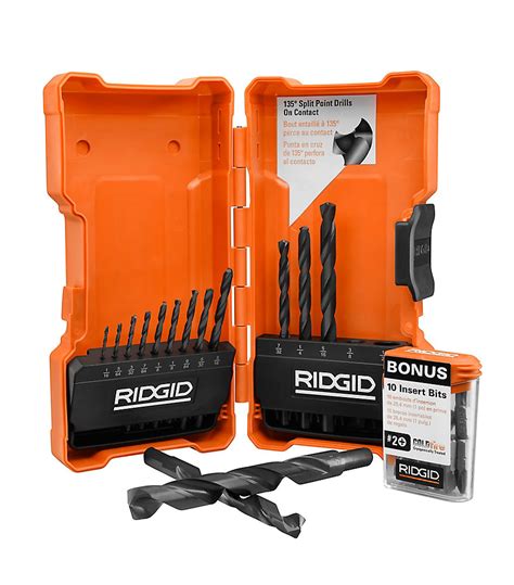 RIDGID Black Oxide Drill Bit Set (14-Piece) | The Home Depot Canada