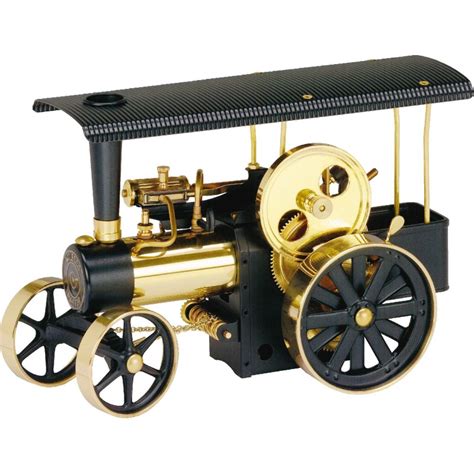 Wilesco D416 Steam Engine model kit black/brass - Mini Steam Engines