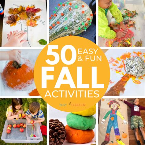 50+ Awesome Fall Activities for Toddlers - Busy Toddler