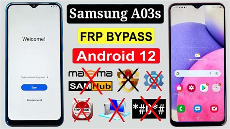 SAMSUNG A03S FRP BYPASS ANDROID 12 WITHOUT PC SAMSUNG A03S GOOGLE ACCOUNT BYPASS A037F FRP ...