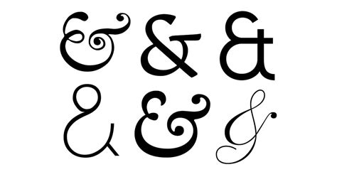 Fonts with the Best Ampersands - The Best '&'s