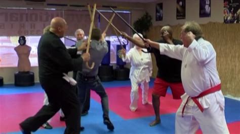 Cane-fu teaches senior citizens self defense moves - ABC13 Houston