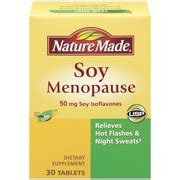 Nature Made Dietary Supplement,Soy Menopause 50 Mg Soy Isoflavones Tablets: Calories, Nutrition ...