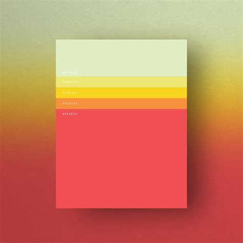 Yellow Colour Swatches | Color palette, Color schemes design, Color inspiration