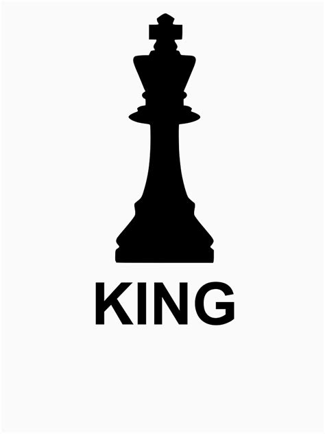 "King- Chess Piece Design" T-shirt by the-elements | Redbubble