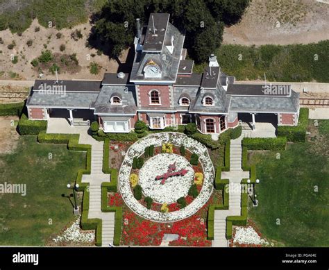 General aerial views of Neverland Ranch, Los Olivos, California 26 June 2009 Photo: Jason ...