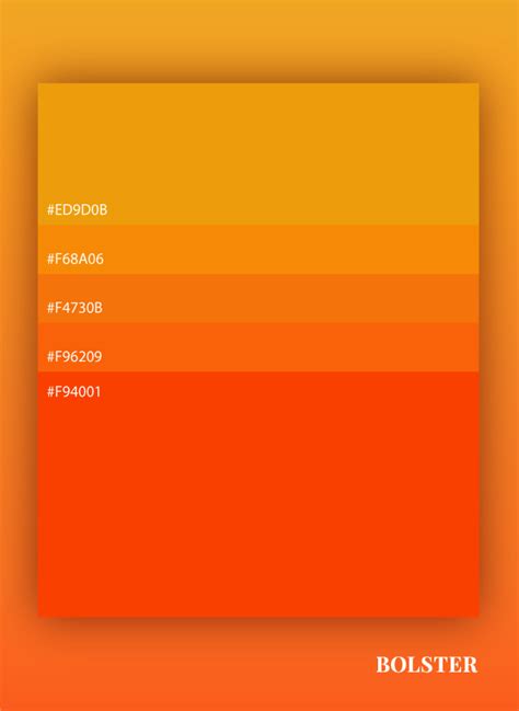 Clownfish Orange Color Scheme | Orange color schemes, Color palette challenge, Gradient color design