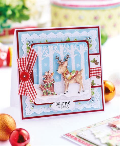 Decoupage Woodland Christmas Cards - Free Card Making Downloads | Card Making | Digital Craft ...