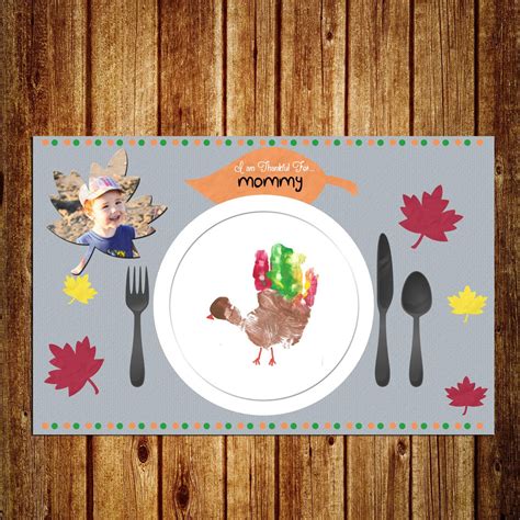 Thanksgiving Placemat DIGITAL Instant and Custom Holiday | Etsy ...