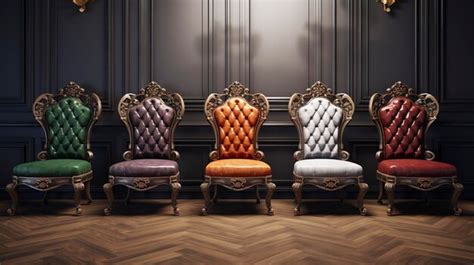 Premium AI Image | A photo of an assortment of stylish event chairs