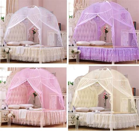 Hight QC Bed Canopy Mosquito Net Tent For Twin Queen Small King Bed Size-in Mosquito Net from ...