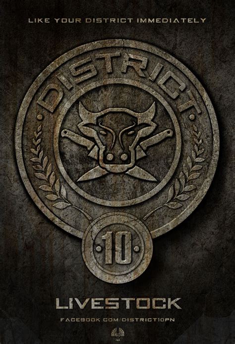 Panem District Posters for the Hunger Games Trilogy