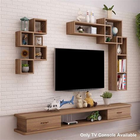 Floating Shelf Floating Shelf Wall-Mounted TV Cabinet Wall Background St… in 2020 | Floating ...