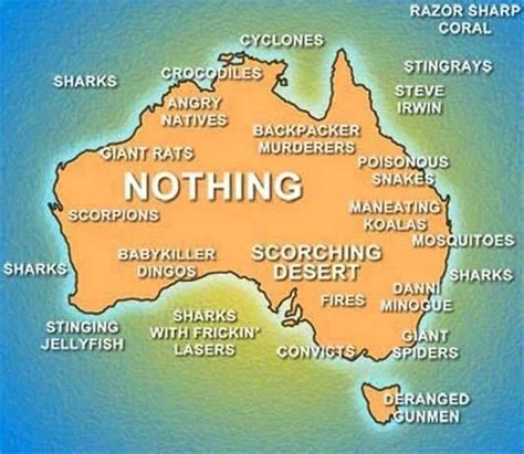 Pin by Joyce Matzen on Steve Irwin, Crocodile Hunter | Australia funny, Australia map, Australia