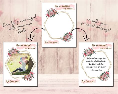 Personalized Mothers Day Card, Editable Mothers Day Cards, Custom ...