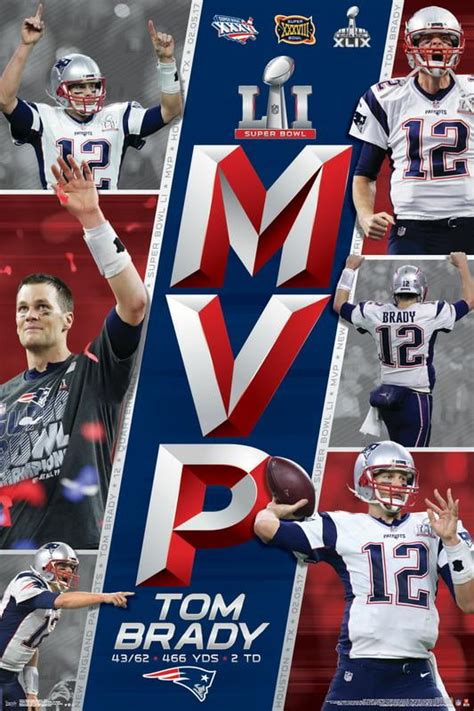 24x36 Super Bowl LI - MVP - Walmart.com