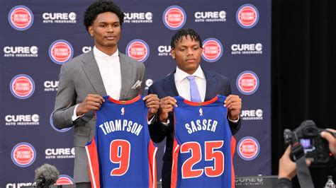 Pistons draft picks Thompson, Sasser look to revitalize team's winning ways