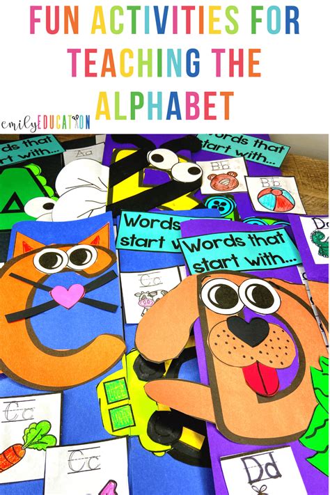 Fun Activities for Teaching the Alphabet - Emily Education