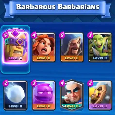 BEST Barbarous Barbarians Deck in Clash Royale [Card Evolution Update]