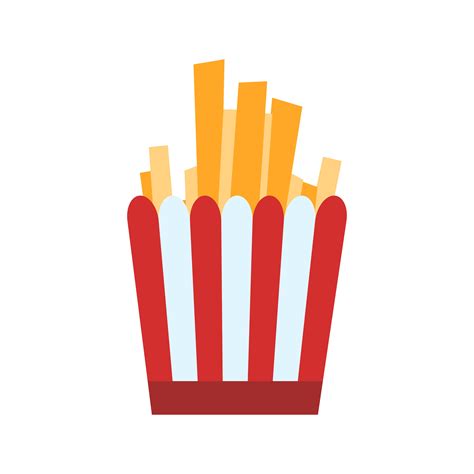 Vector French Fries Icon 441955 Vector Art at Vecteezy