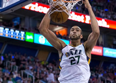 rudy gobert dunk | HoopsHype