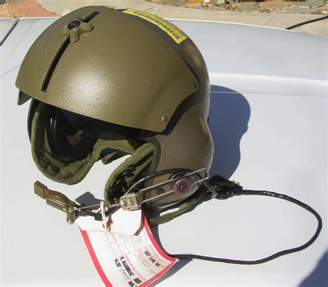 Gentex SPH-4 Flight Helmet. Military Surplus Vintage Helicopter Headgear W/Audio | #1848897567