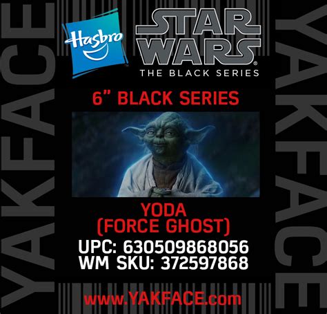 Confirmed: 6″ Black Series Yoda (Force Spirit) | Yakface.com