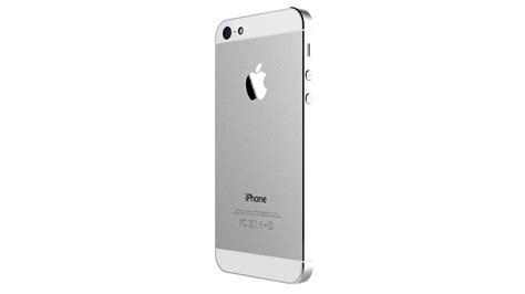 Apple iPhone 5 White And Silver 3D model | CGTrader